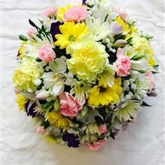 Posy Bowl In Spring Colours 