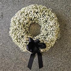 All Gypsophila Wreath