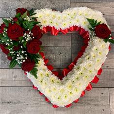 Massed Open Heart In Red