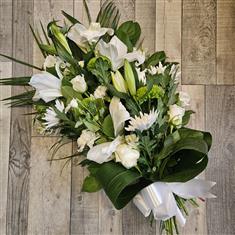 Tied Sheaf In Whites