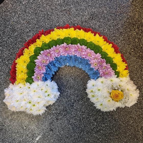 Rainbow - Funeral Flowers Crewe